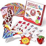 Gamenote color kit de origami para niños 120 archivo de origami vívido de...