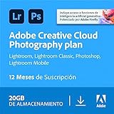 Creative Cloud Photography plan with 20GB | 1 Año | PC/Mac | Código de...